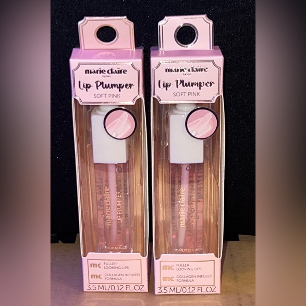 Marie Claire Lip Plumper. Soft pink. Set of 2.